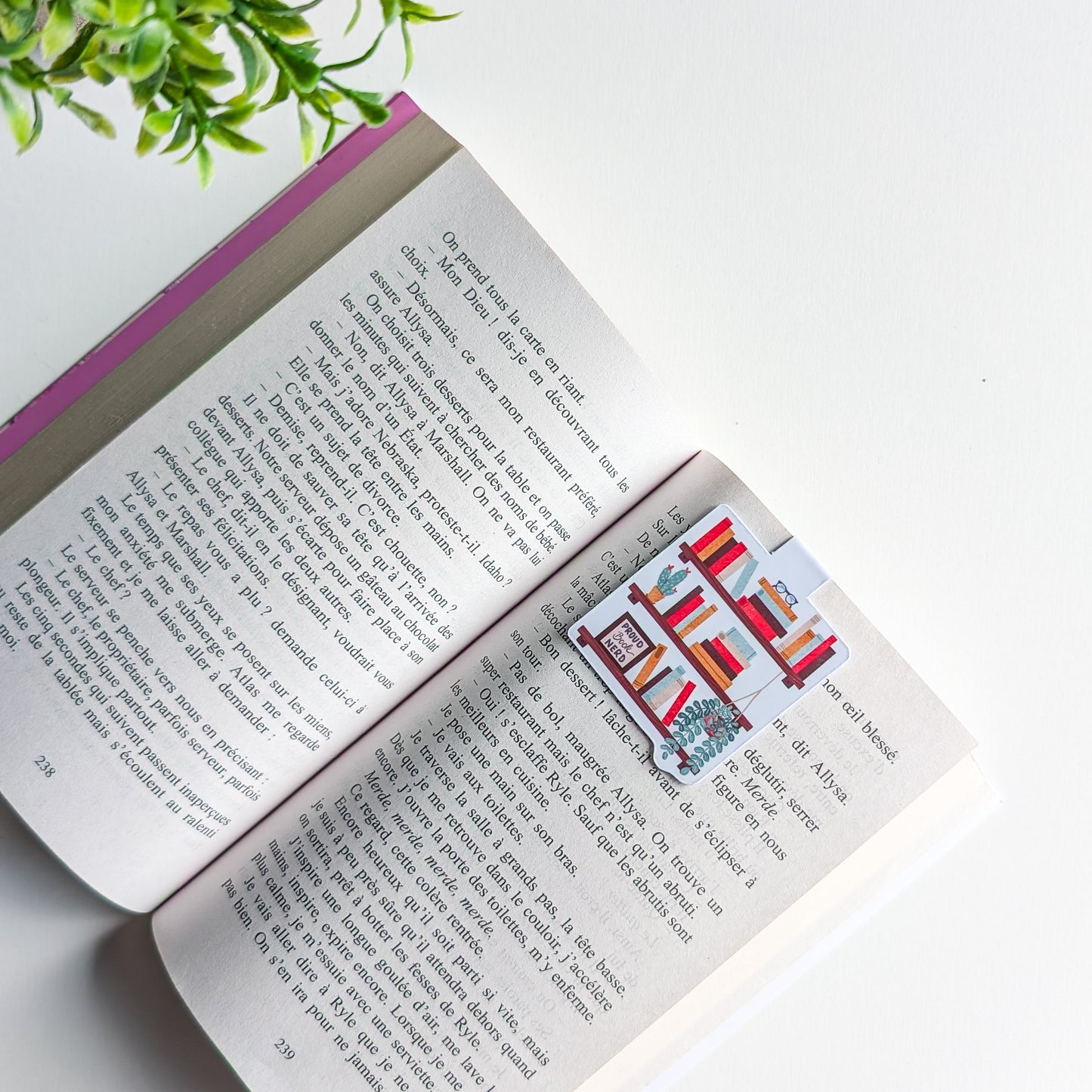 Marque-Page Magnétique - Proud book nerd