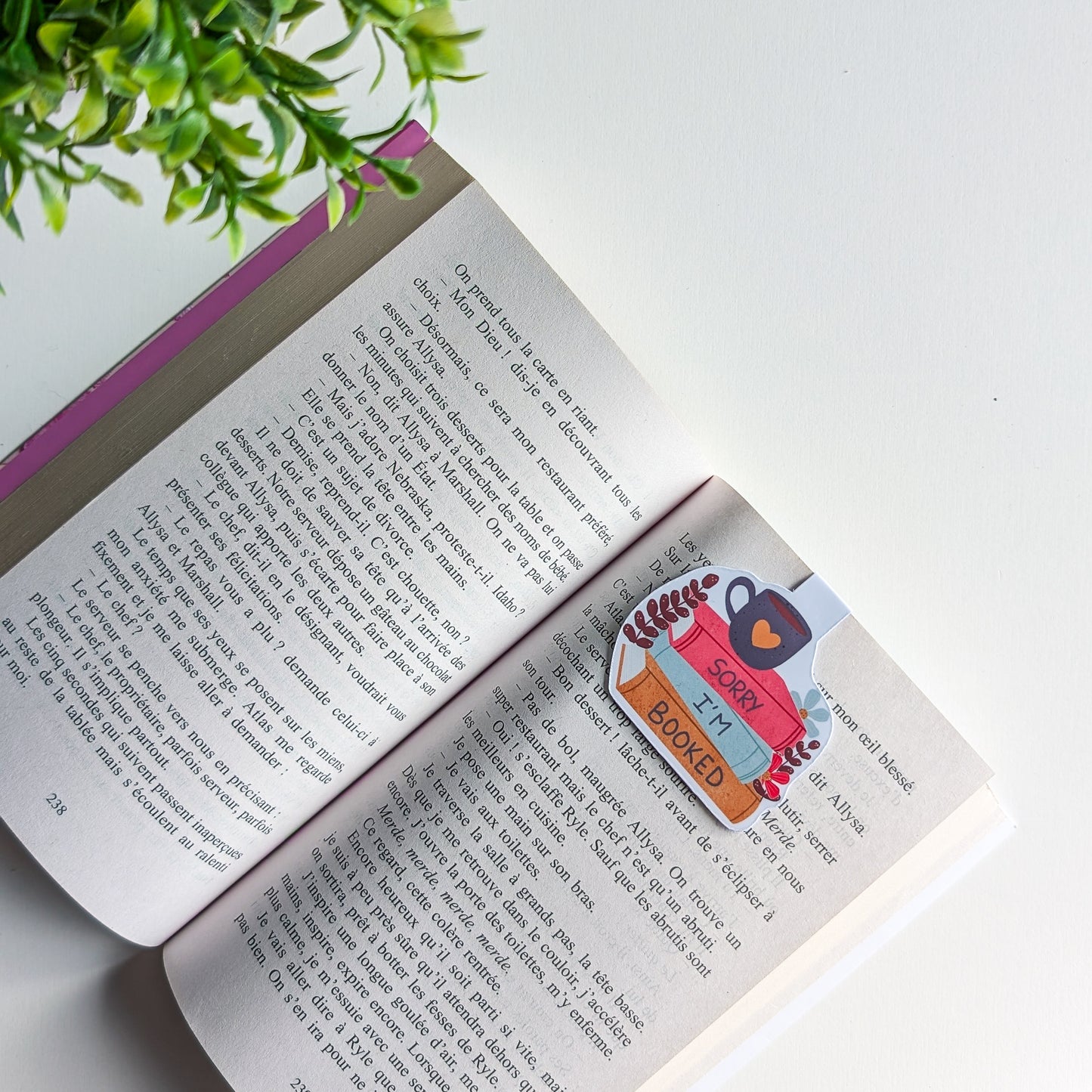 Marque-Page Magnétique - Sorry i'm booked