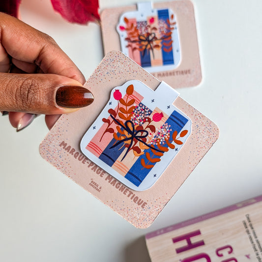 Marque-Page Magnétique - Livres et feuillages