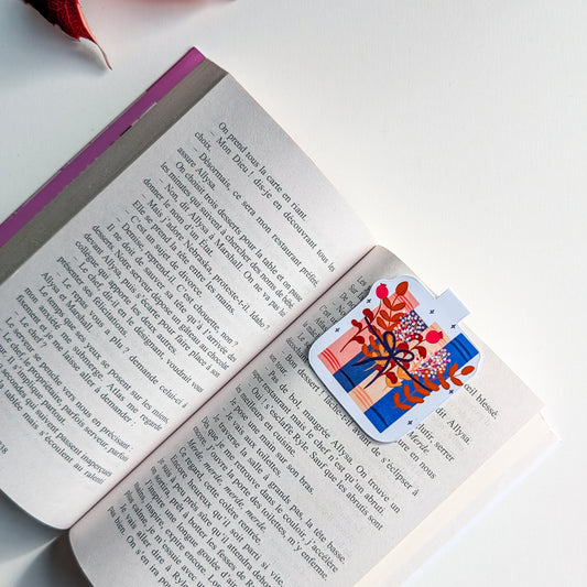 Marque-Page Magnétique - Livres et feuillages