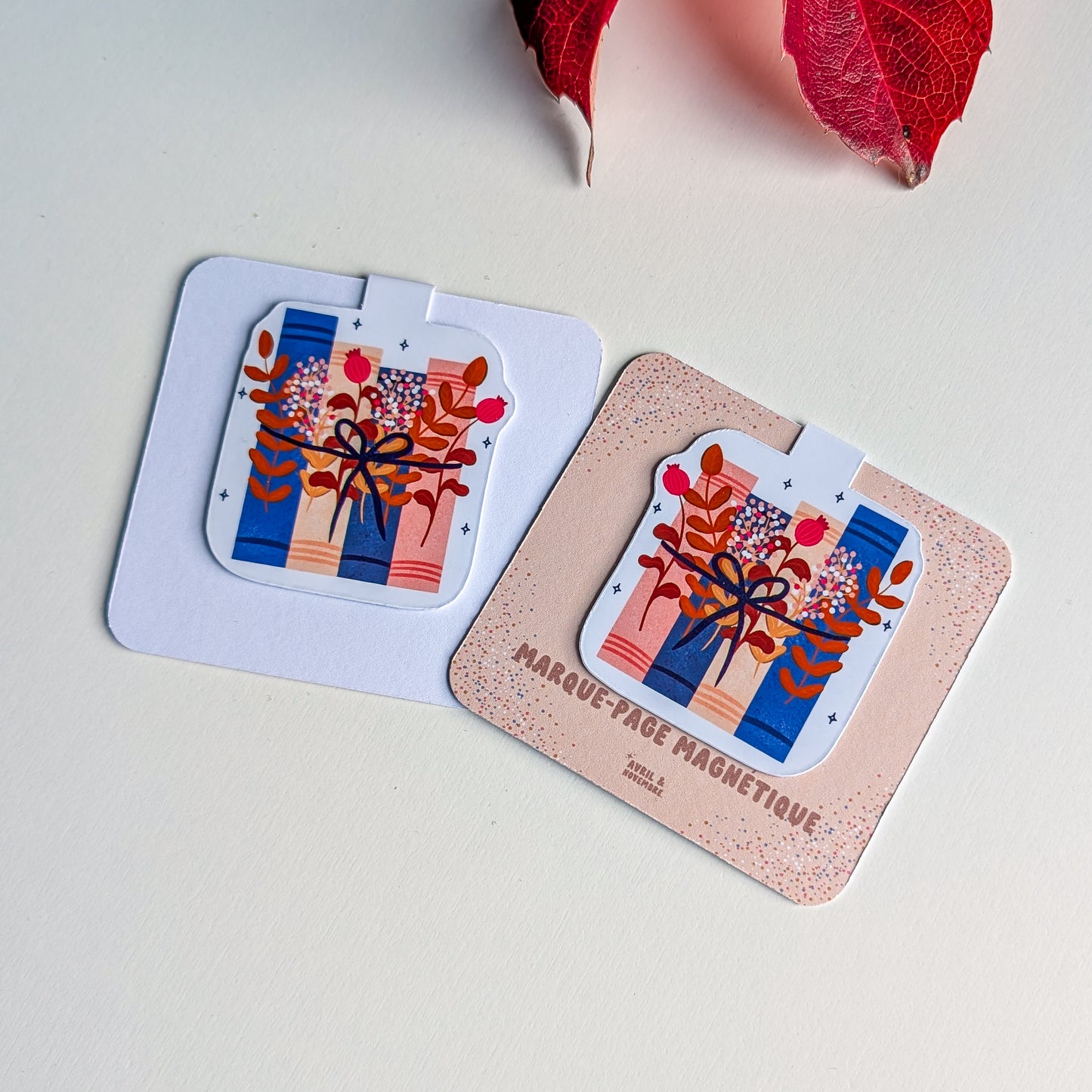 Marque-Page Magnétique - Livres et feuillages
