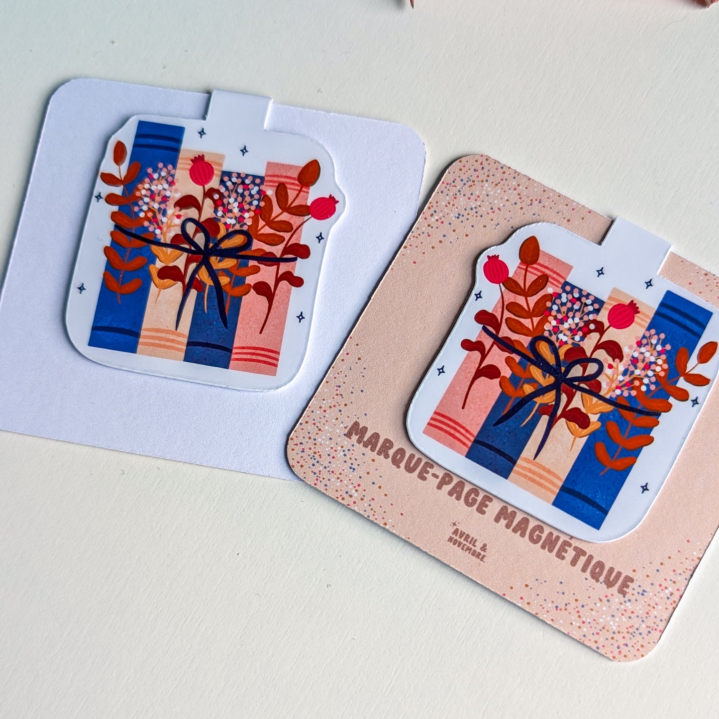 Marque-Page Magnétique - Livres et feuillages