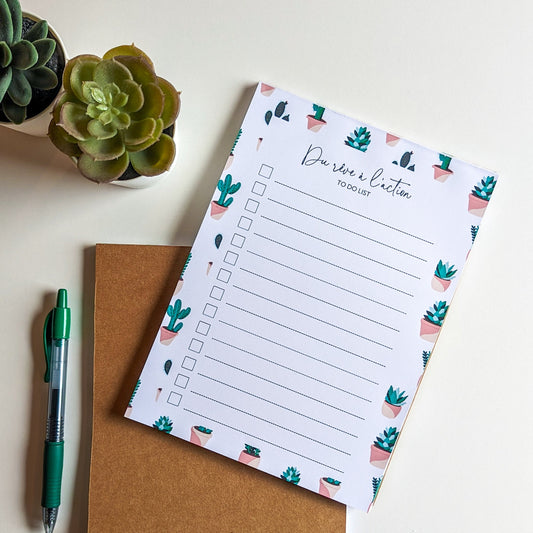 To-Do List A5 Cactus