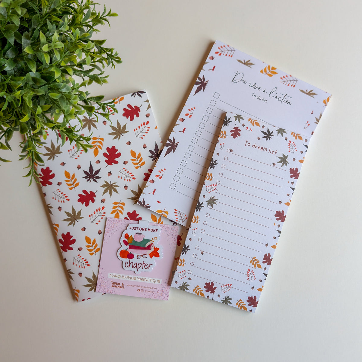 Carnet A5 - Reliure agrafée - Automne