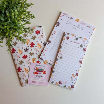 Carnet A5 - Reliure agrafée - Automne