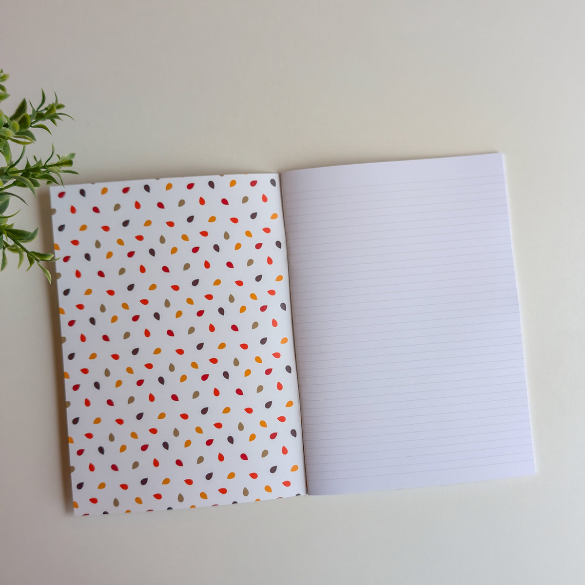 Carnet A5 - Reliure agrafée - Automne