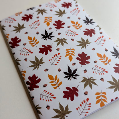 Carnet A5 - Reliure agrafée - Automne