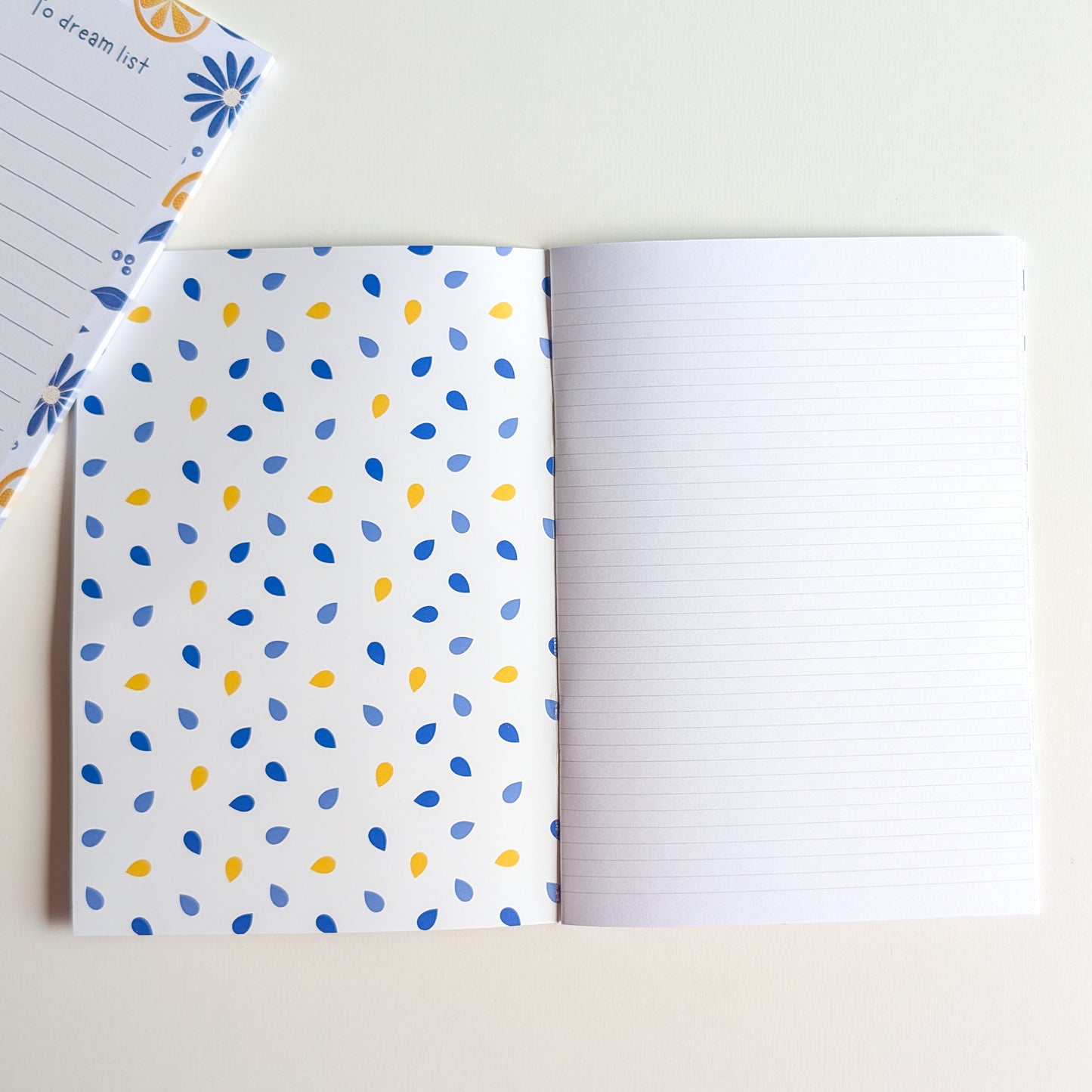 Carnet A5 - Reliure agrafée - Citrons