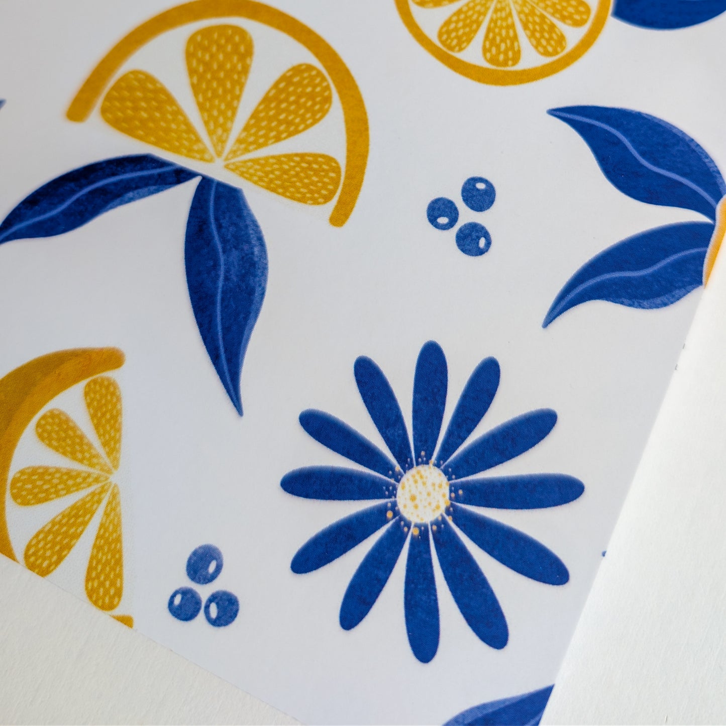 Carnet A5 - Reliure agrafée - Citrons