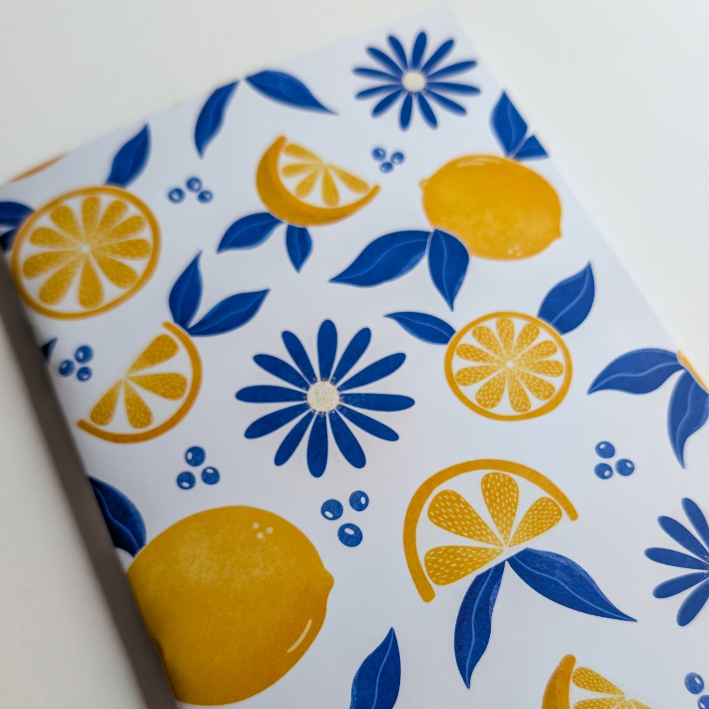 Carnet A5 - Reliure agrafée - Citrons