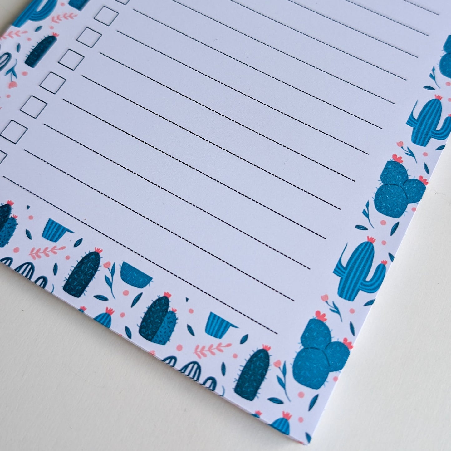 To-Do Liste A5 - Cactus & Fleurs