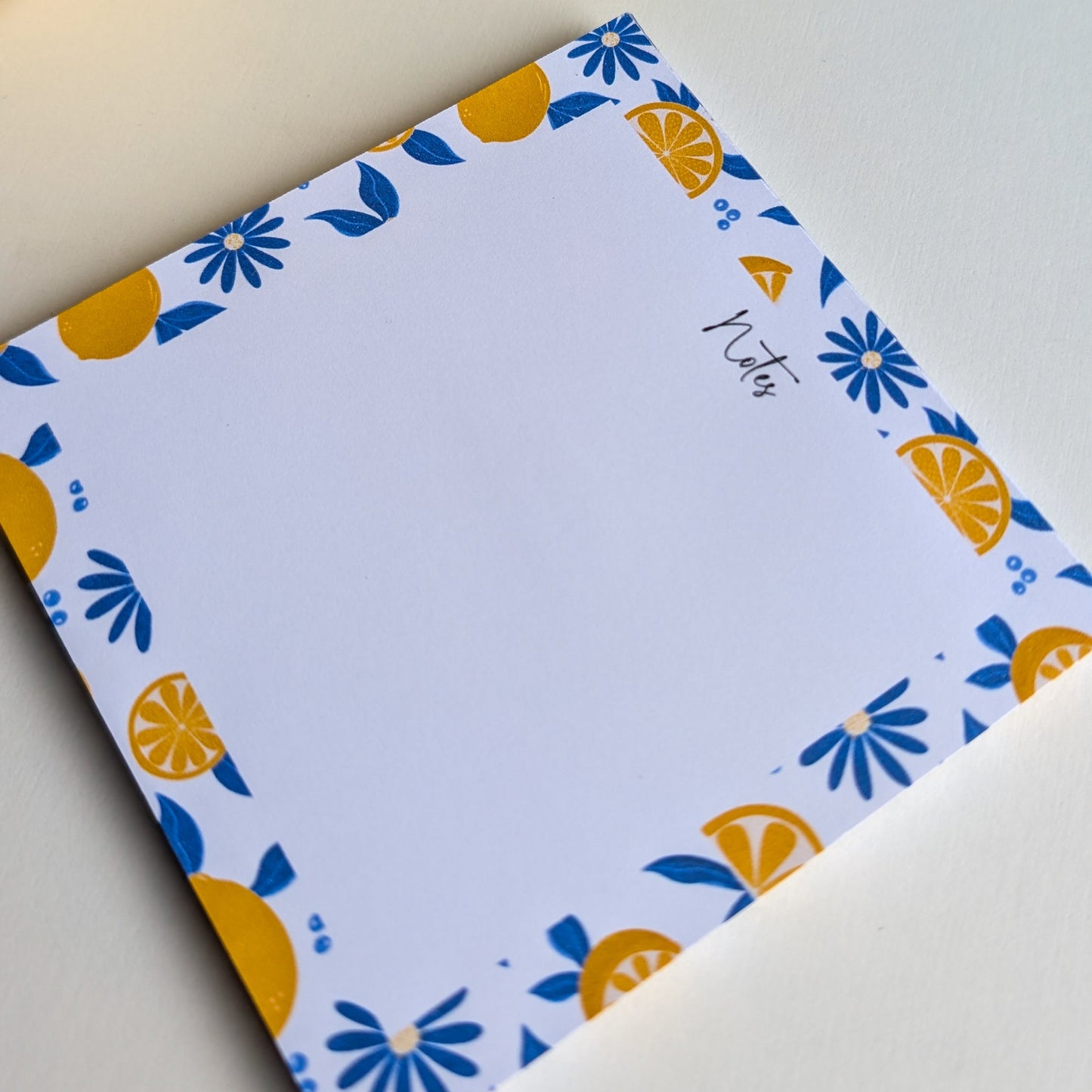 Lot de 2 Bloc-Notes carrés - Citrons