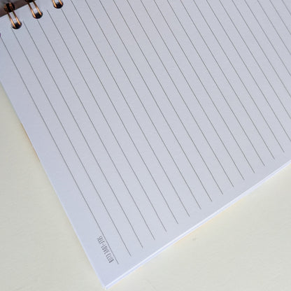 Carnet A5 - Reliure à spirale - Citrons