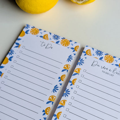 To-Do Liste 10x21 cm - Citrons