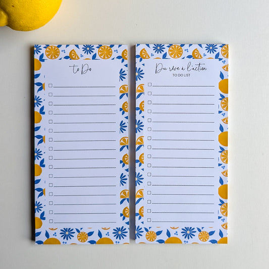 To-Do Liste 10x21 cm - Citrons