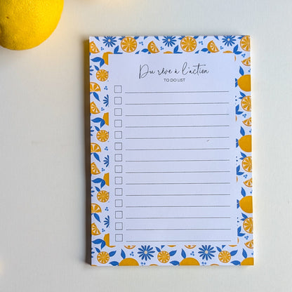 To-Do Liste A5 - Citrons