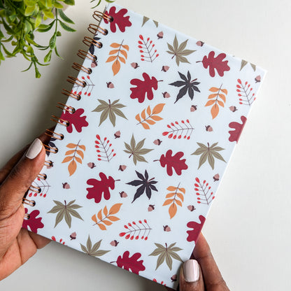 Carnet A5 - Reliure à spirale - Automne