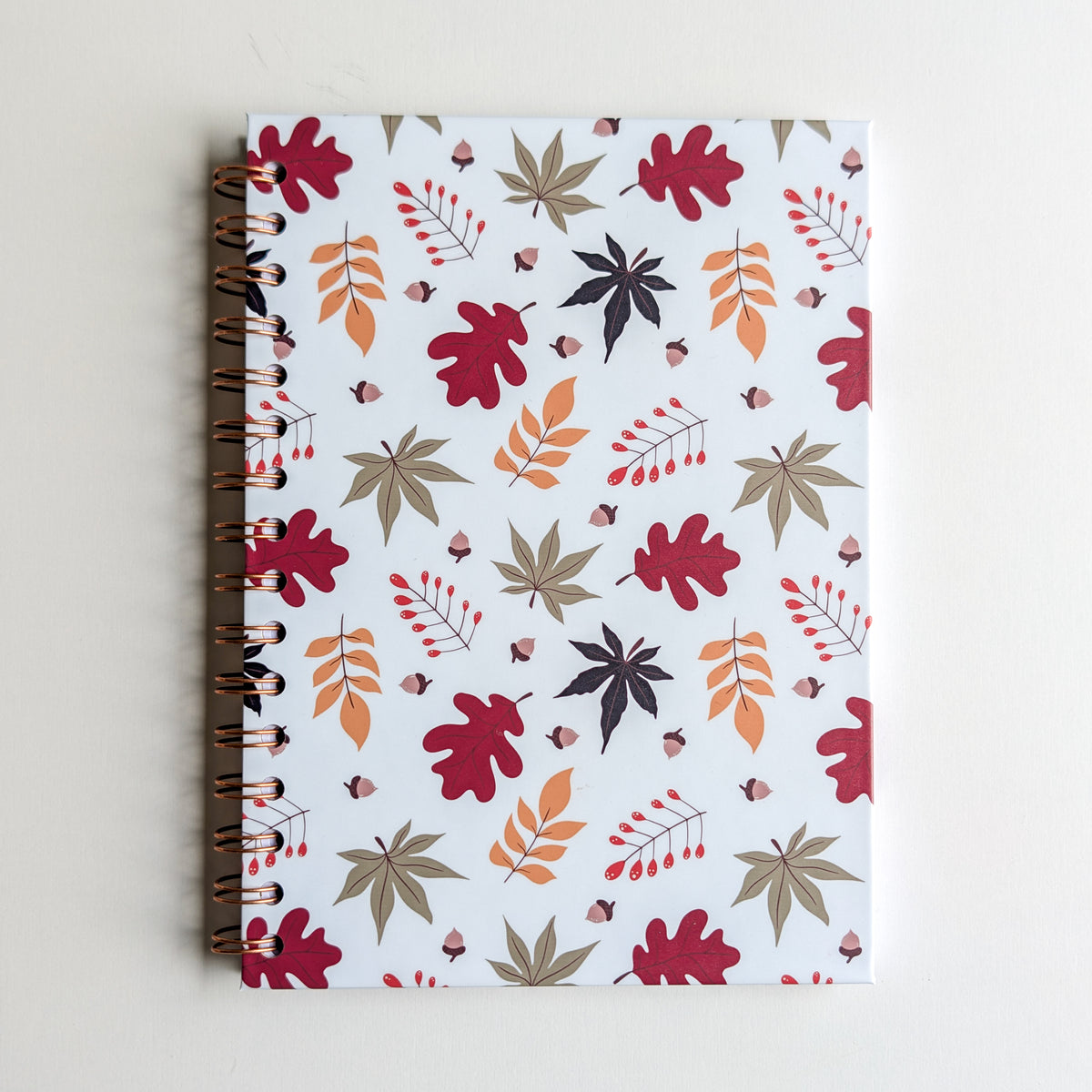 Carnet A5 - Reliure à spirale - Automne