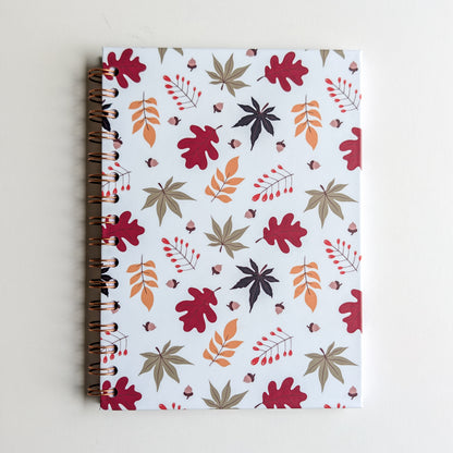 Carnet A5 - Reliure à spirale - Automne