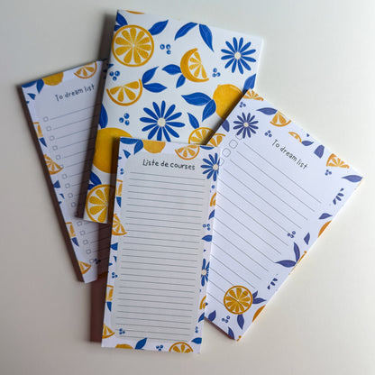 To Dream List A5 - Citrons