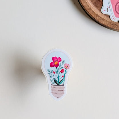 Sticker – Ampoule Fleurie