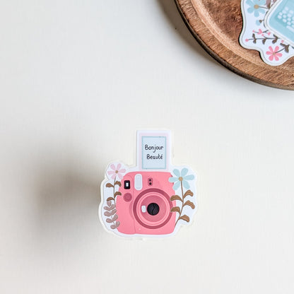 Sticker – Appareil photo “Bonjour Beauté”