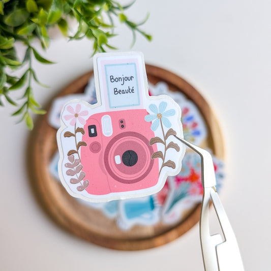 Sticker – Appareil photo “Bonjour Beauté”
