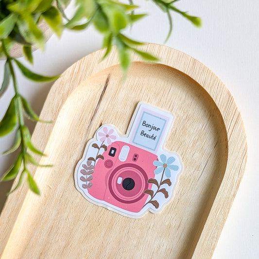 Sticker – Appareil photo “Bonjour Beauté”