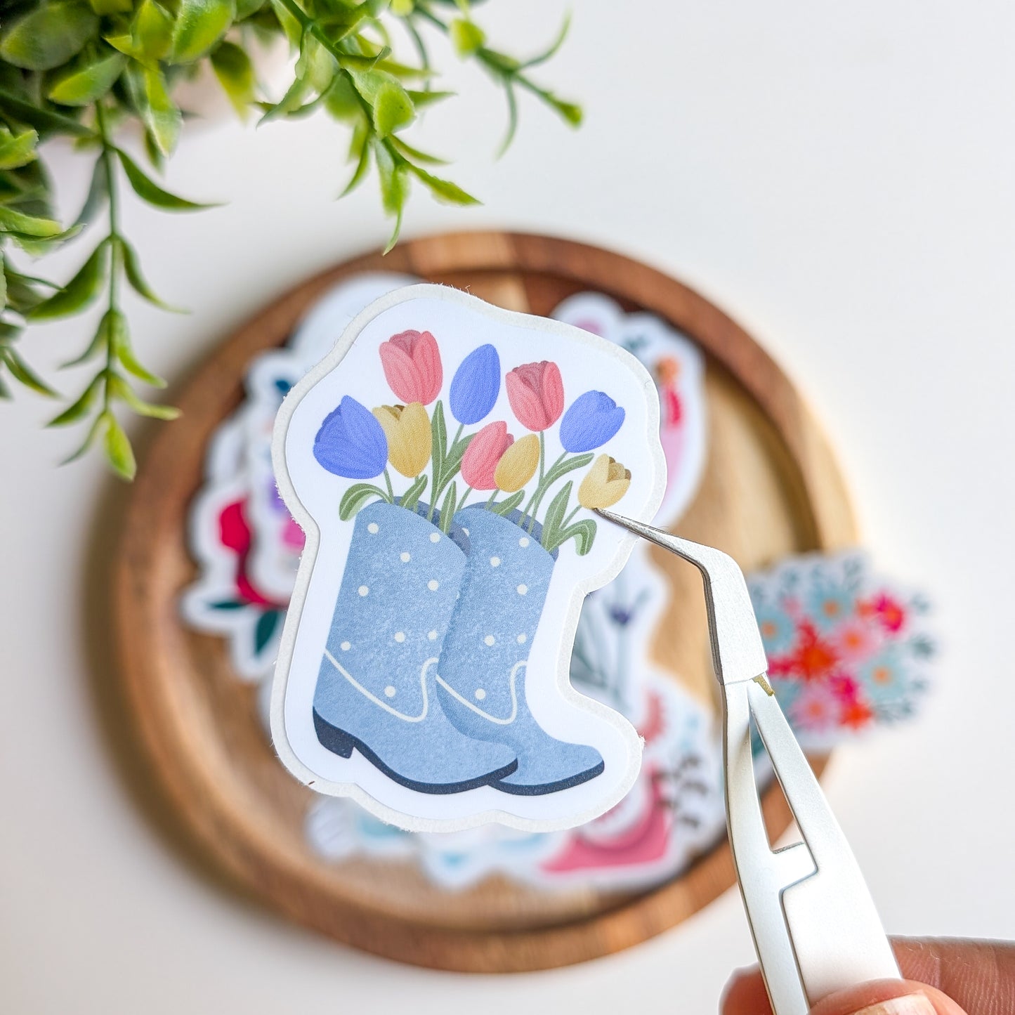 Sticker – Bottes fleuries