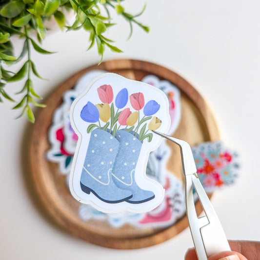 Sticker – Bottes fleuries