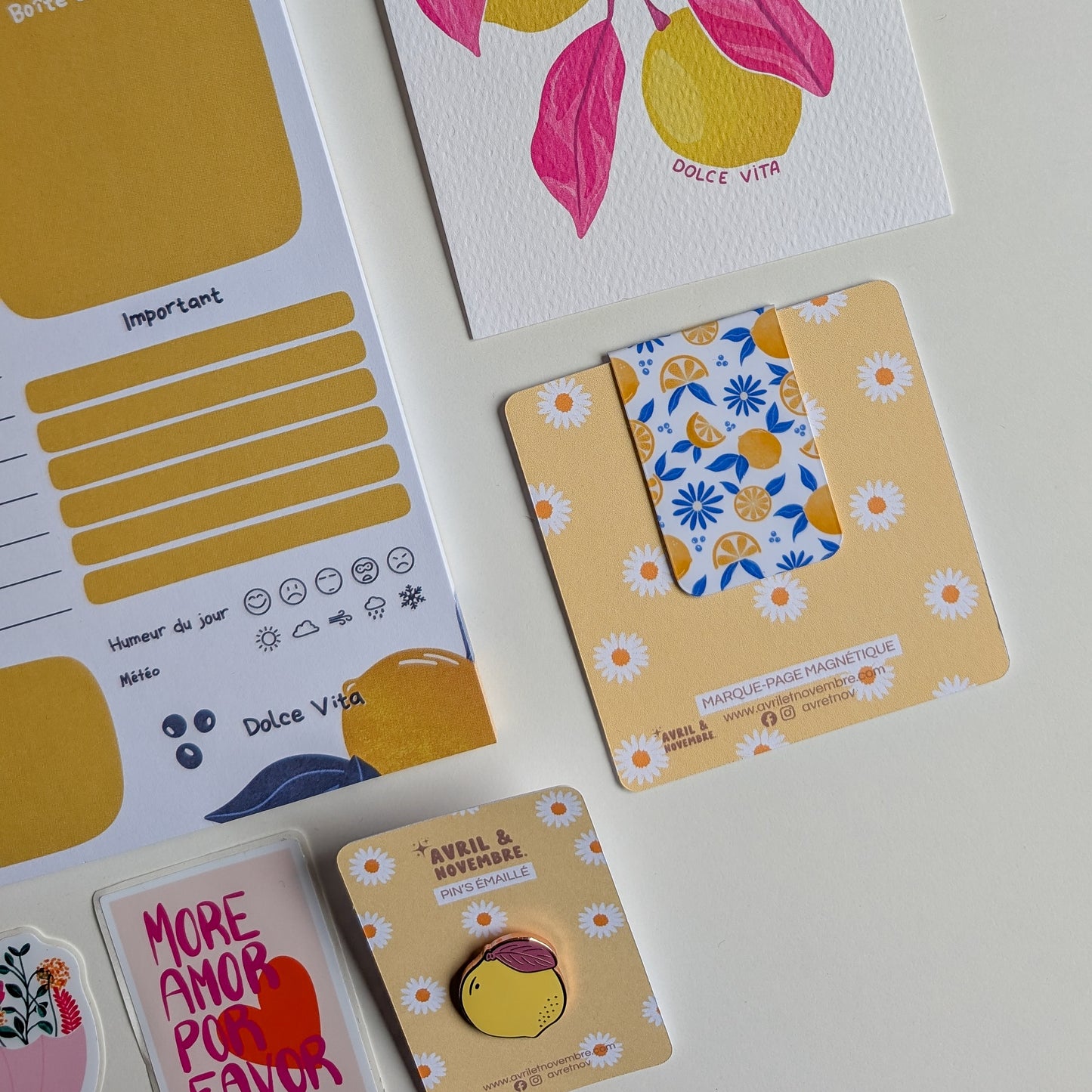 Kit de Papeterie - Dolce Vita