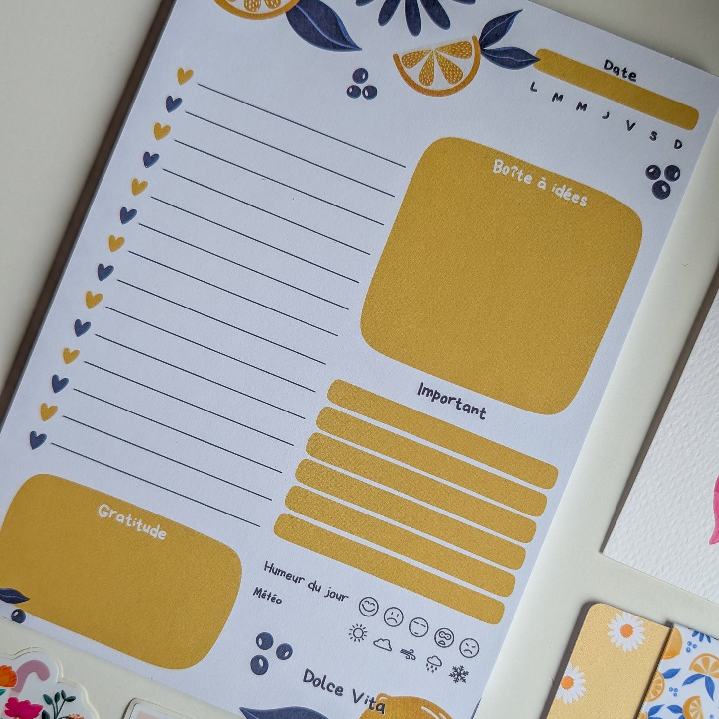 Kit de Papeterie - Dolce Vita