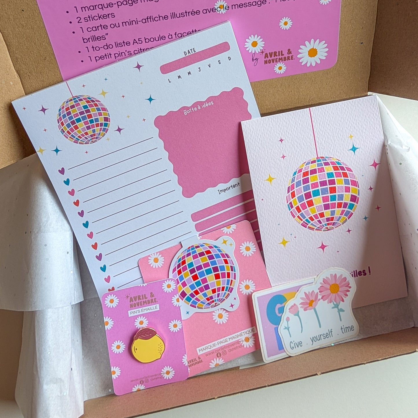 Kit de Papeterie - Good Vibes Only