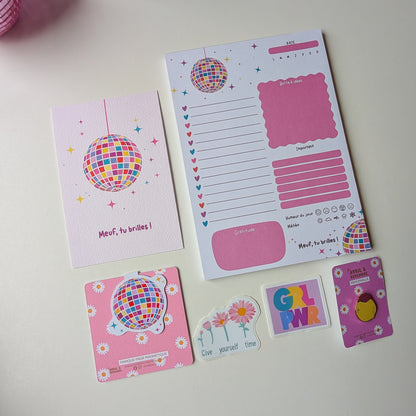 Kit de Papeterie - Good Vibes Only