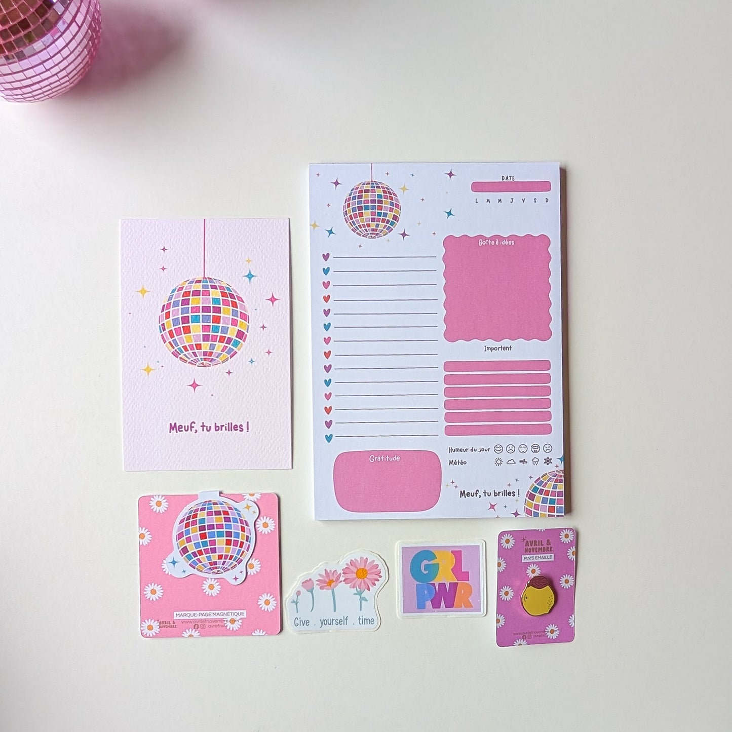 Kit de Papeterie - Good Vibes Only