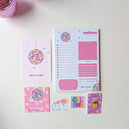 Kit de Papeterie - Good Vibes Only