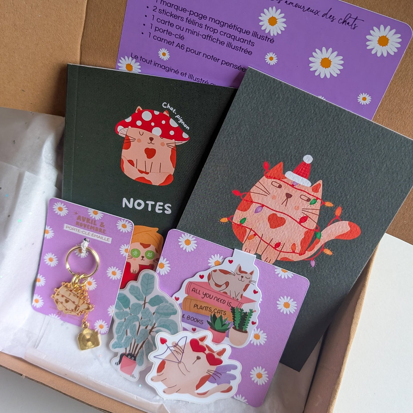 Kit de Papeterie - Pour les amoureux des chats