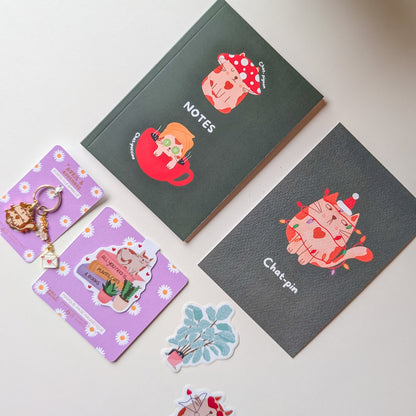 Kit de Papeterie - Pour les amoureux des chats