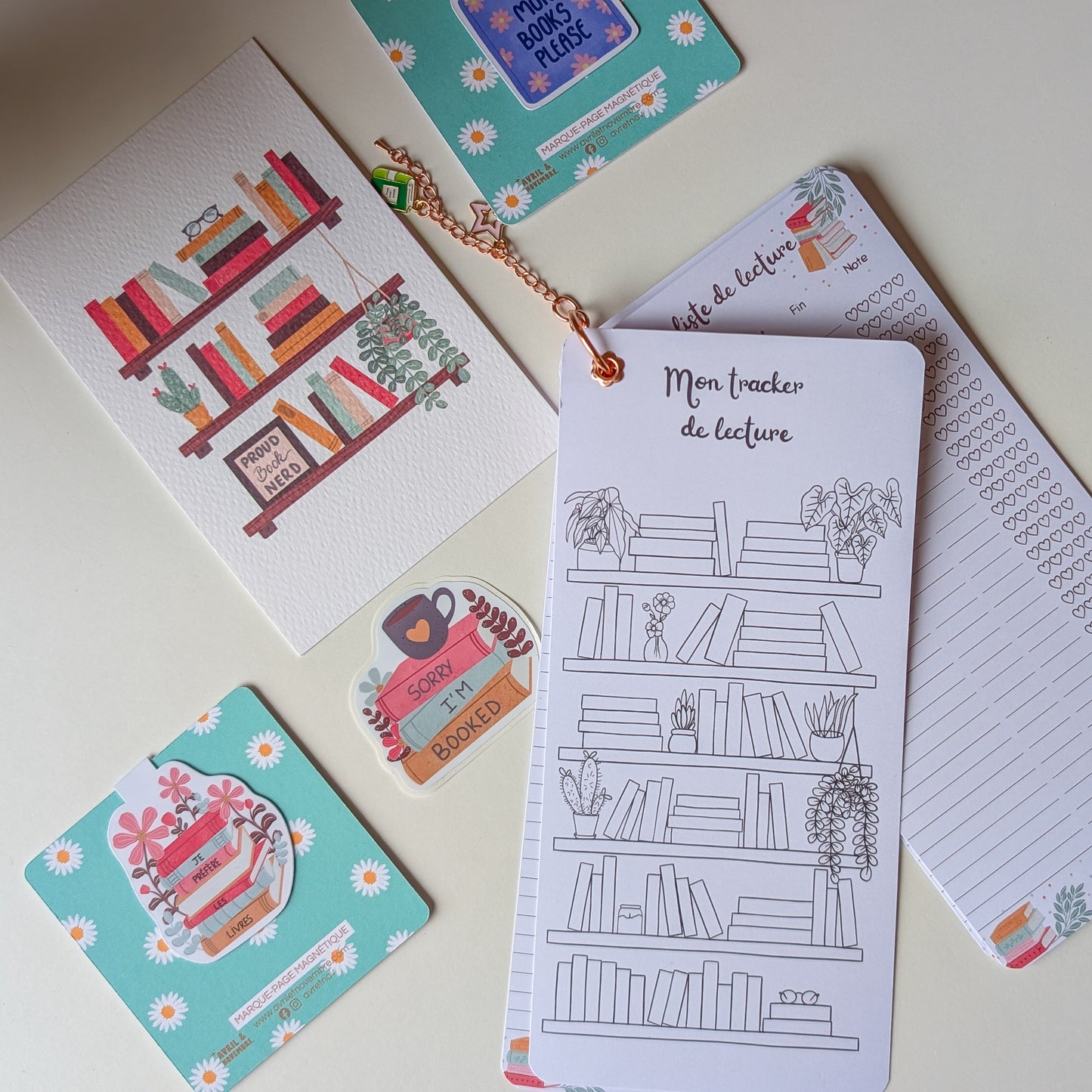 Kit de Papeterie - Pour les amateurs de livres