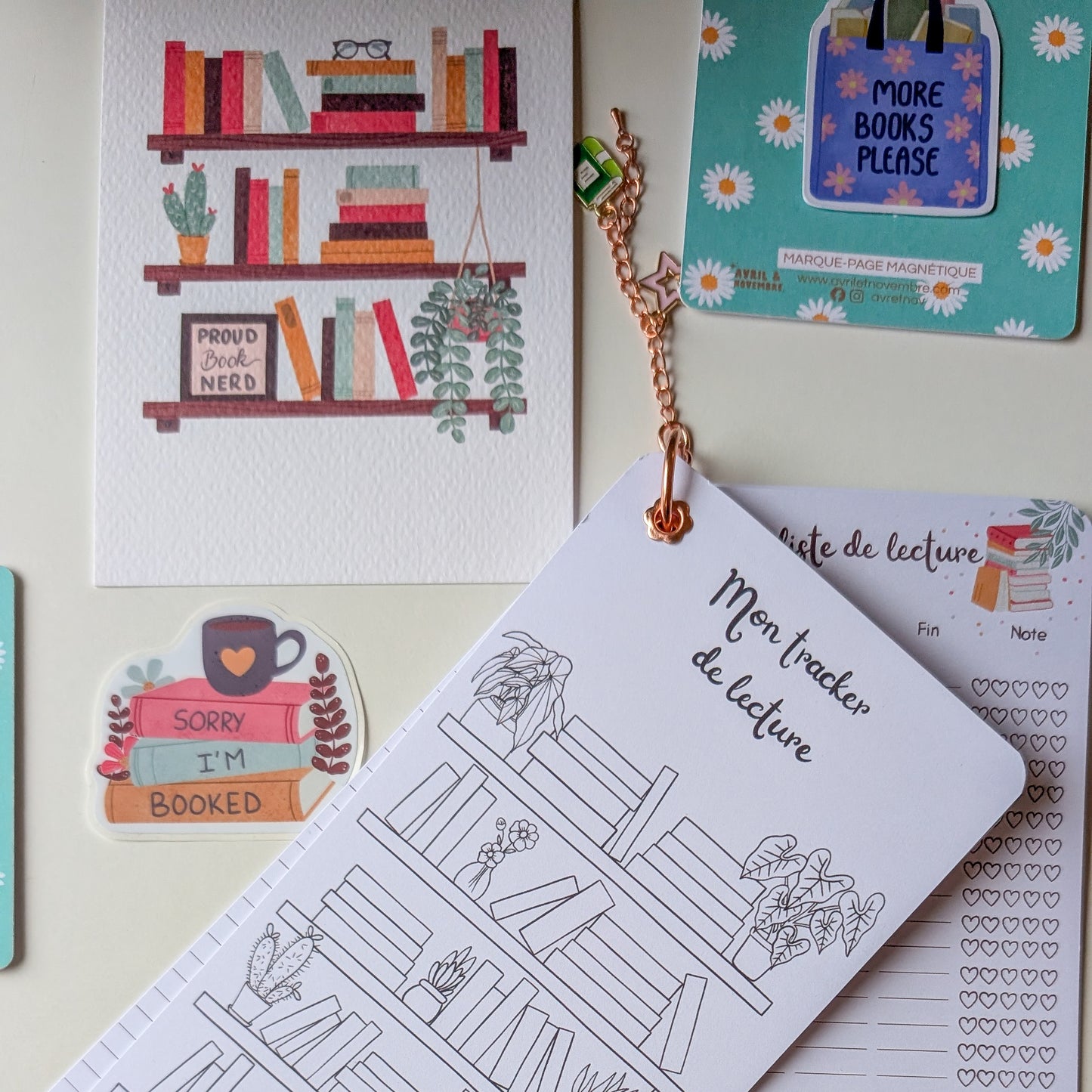 Kit de Papeterie - Pour les amateurs de livres