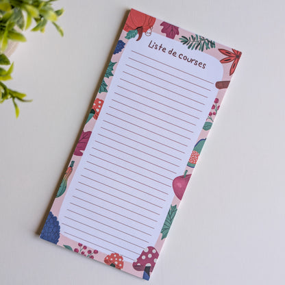 Liste de courses 10x21 cm - Automne