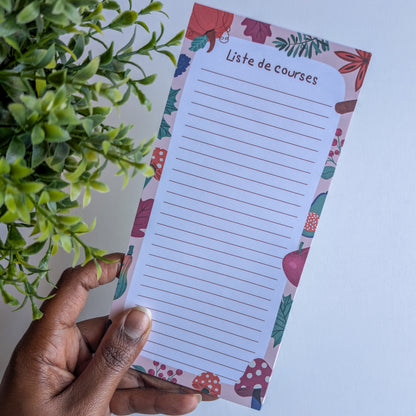 Liste de courses 10x21 cm - Automne