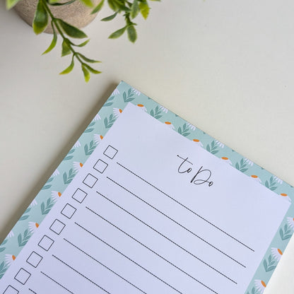 To-Do Liste A5 - Marguerites rétro