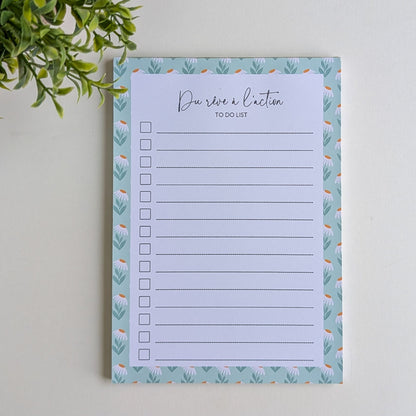 To-Do Liste A5 - Marguerites rétro