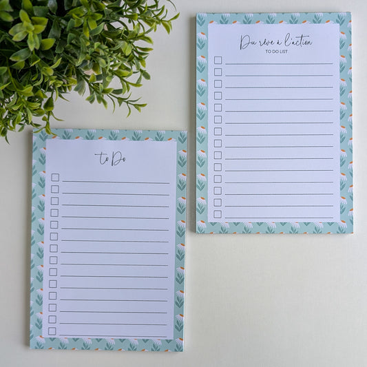 To-Do Liste A5 - Marguerites rétro