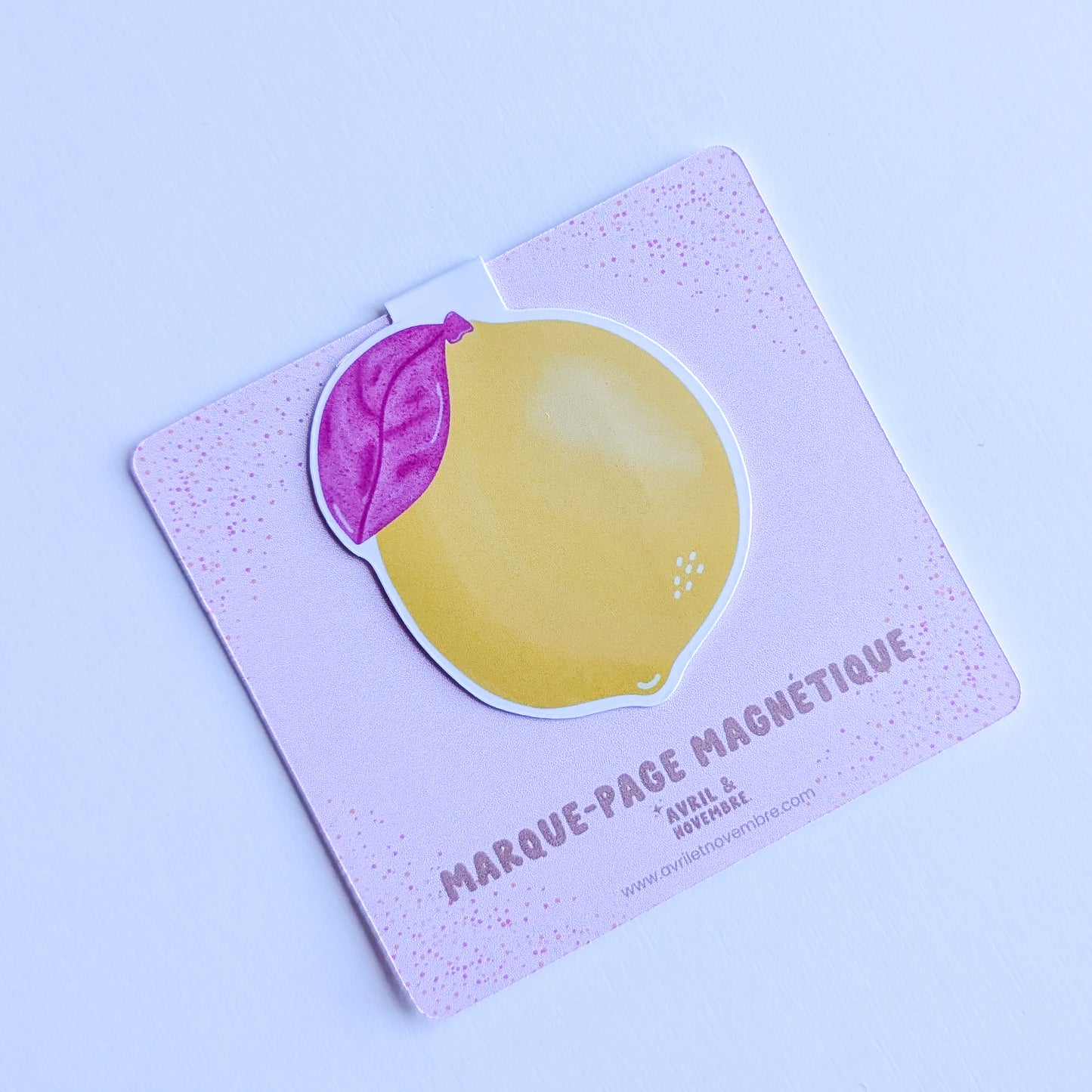 Marque-Page Magnétique – Citron