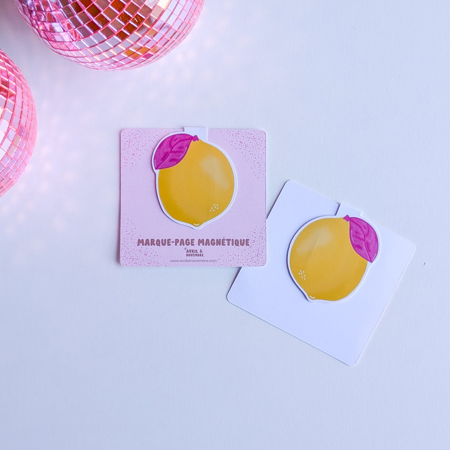 Marque-Page Magnétique – Citron