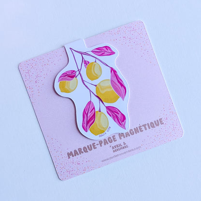 Marque-Page Magnétique – Citrons & Dolce vita