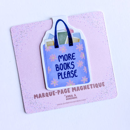 Marque-Page Magnétique – More Books Please