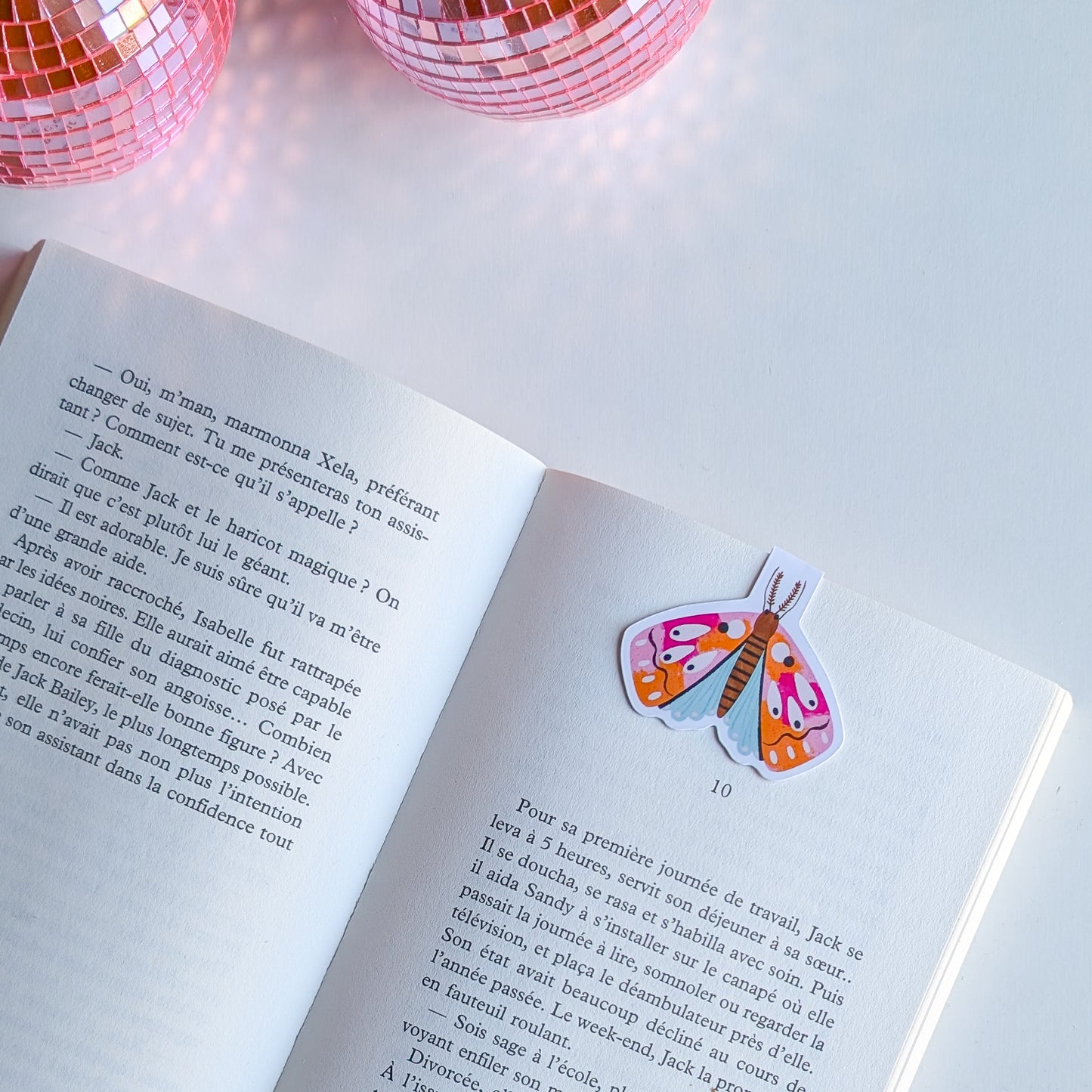 Marque-Page Magnétique – Papillon Coloré
